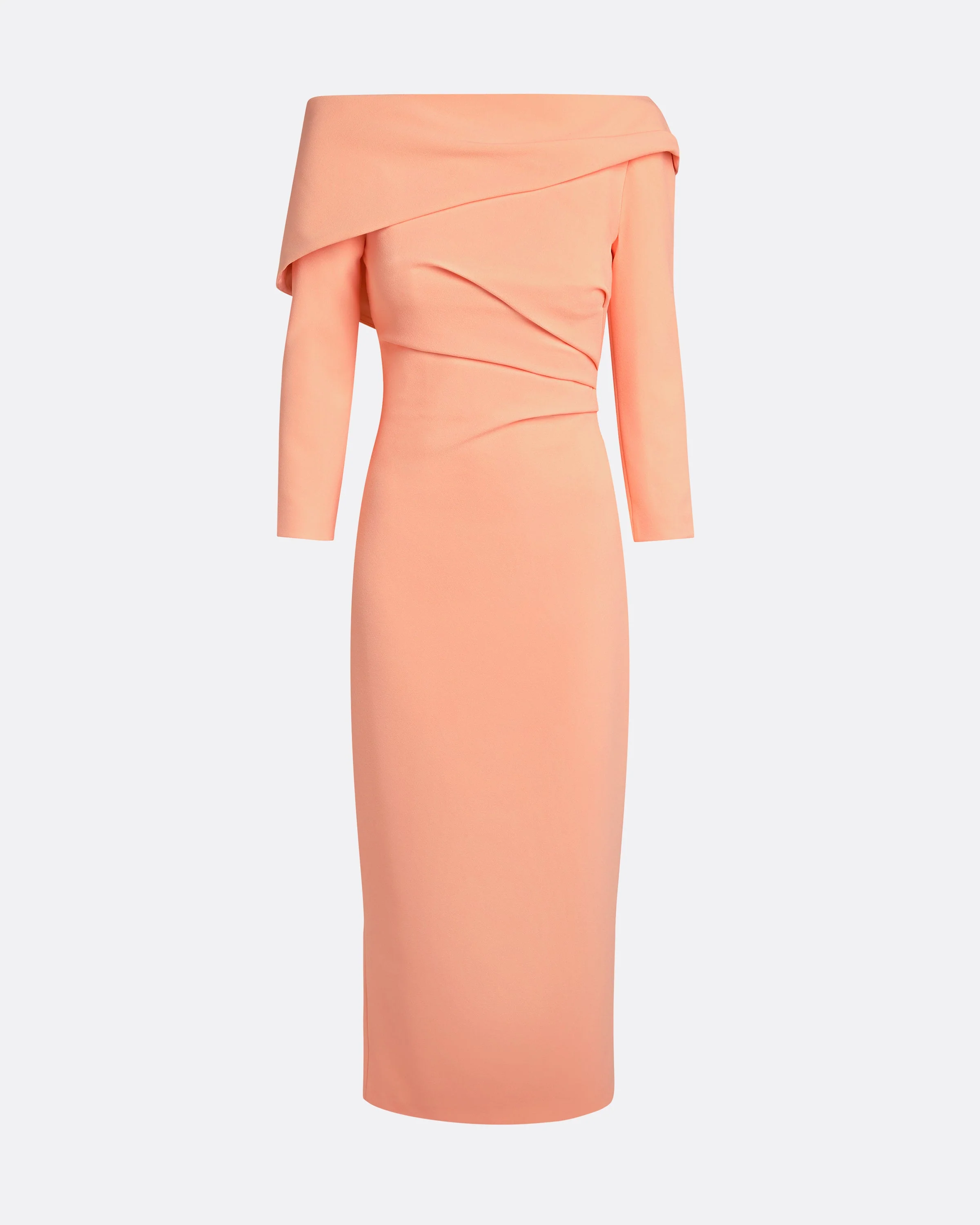 Vera Midi Dress in Apricot - Image 5