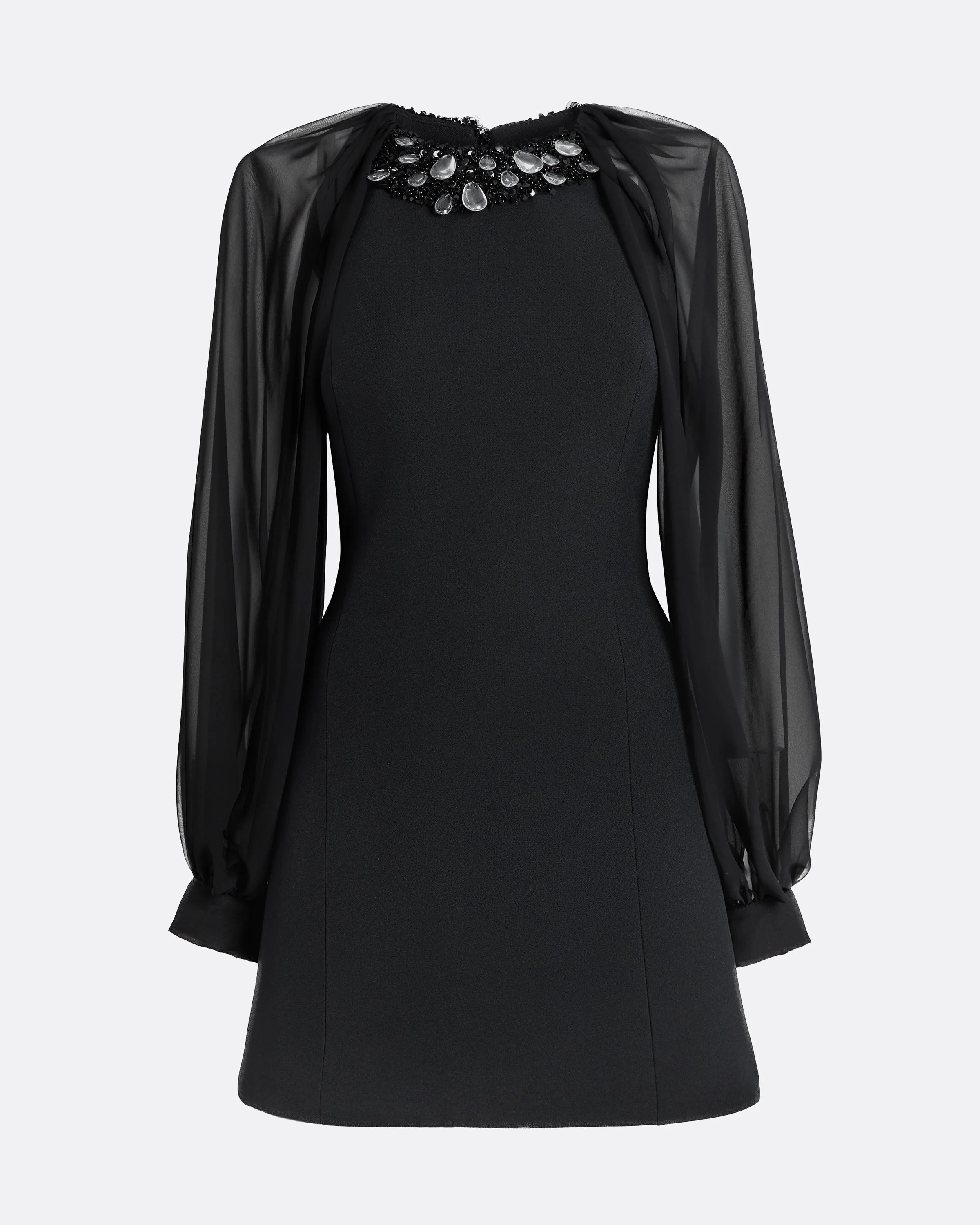 Yonah Mini Dress in Black - Image 5