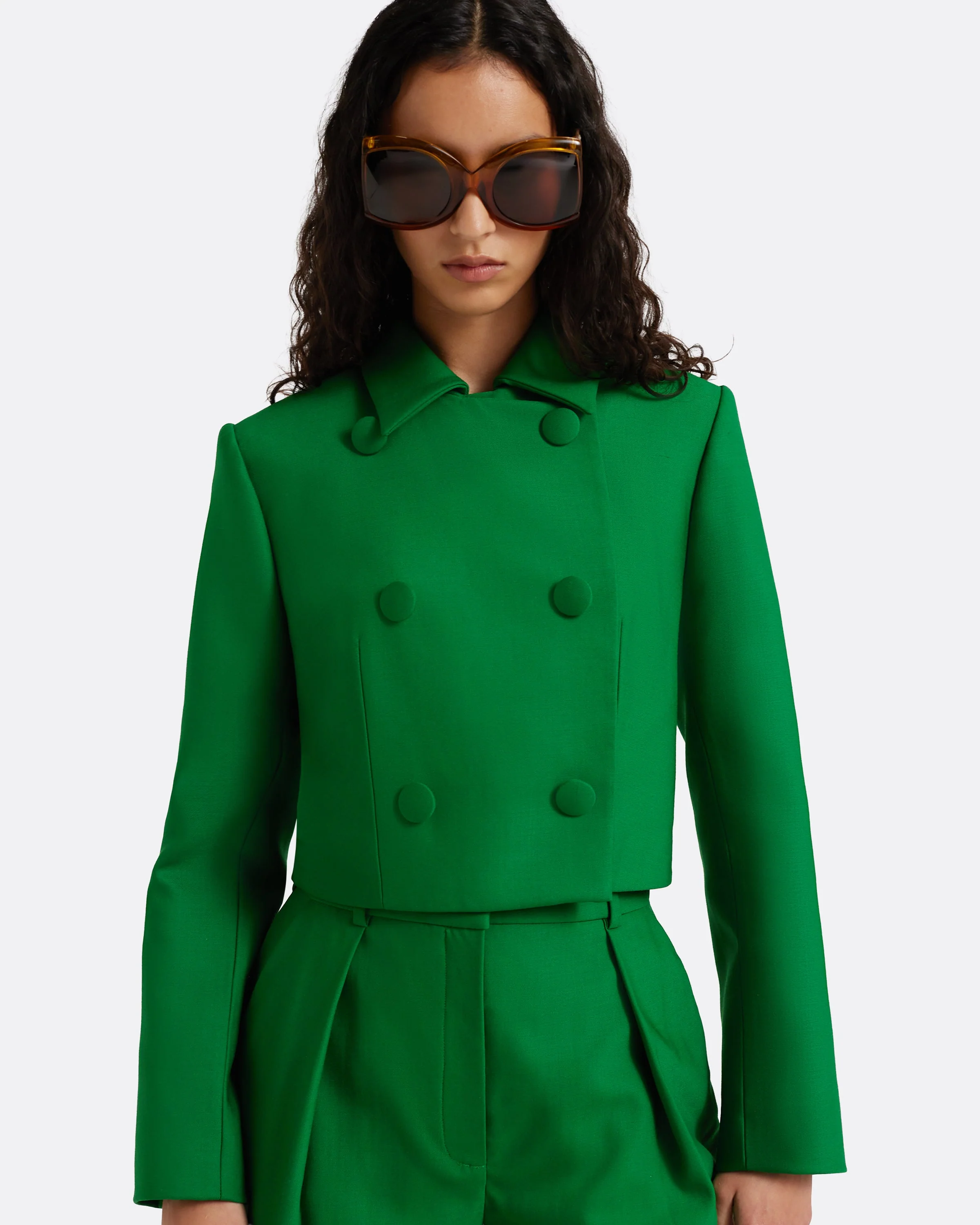 Yui Jacket in Blade Green - Image 11