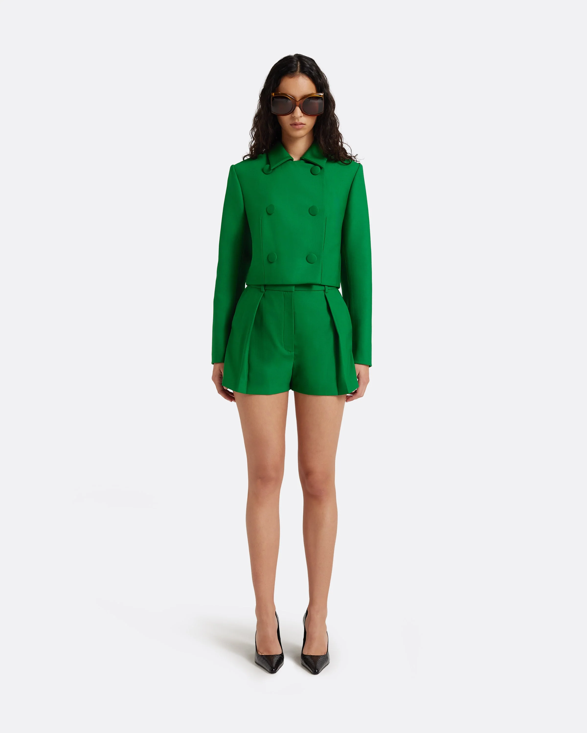 Yui Jacket in Blade Green - Image 2
