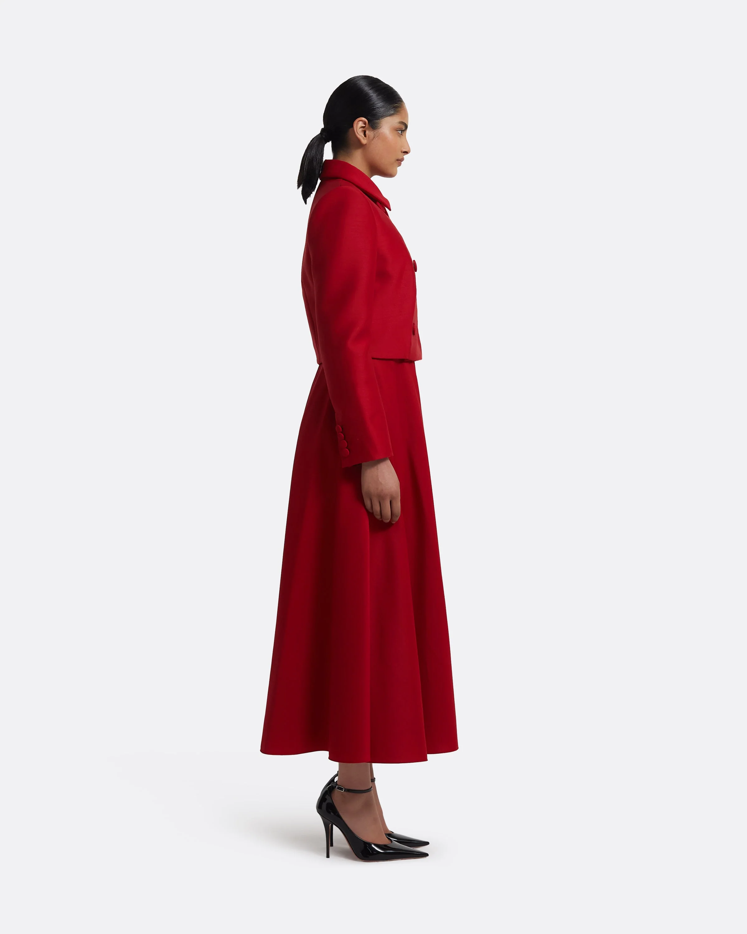 Yui Jacket in Radiant Red - Image 17