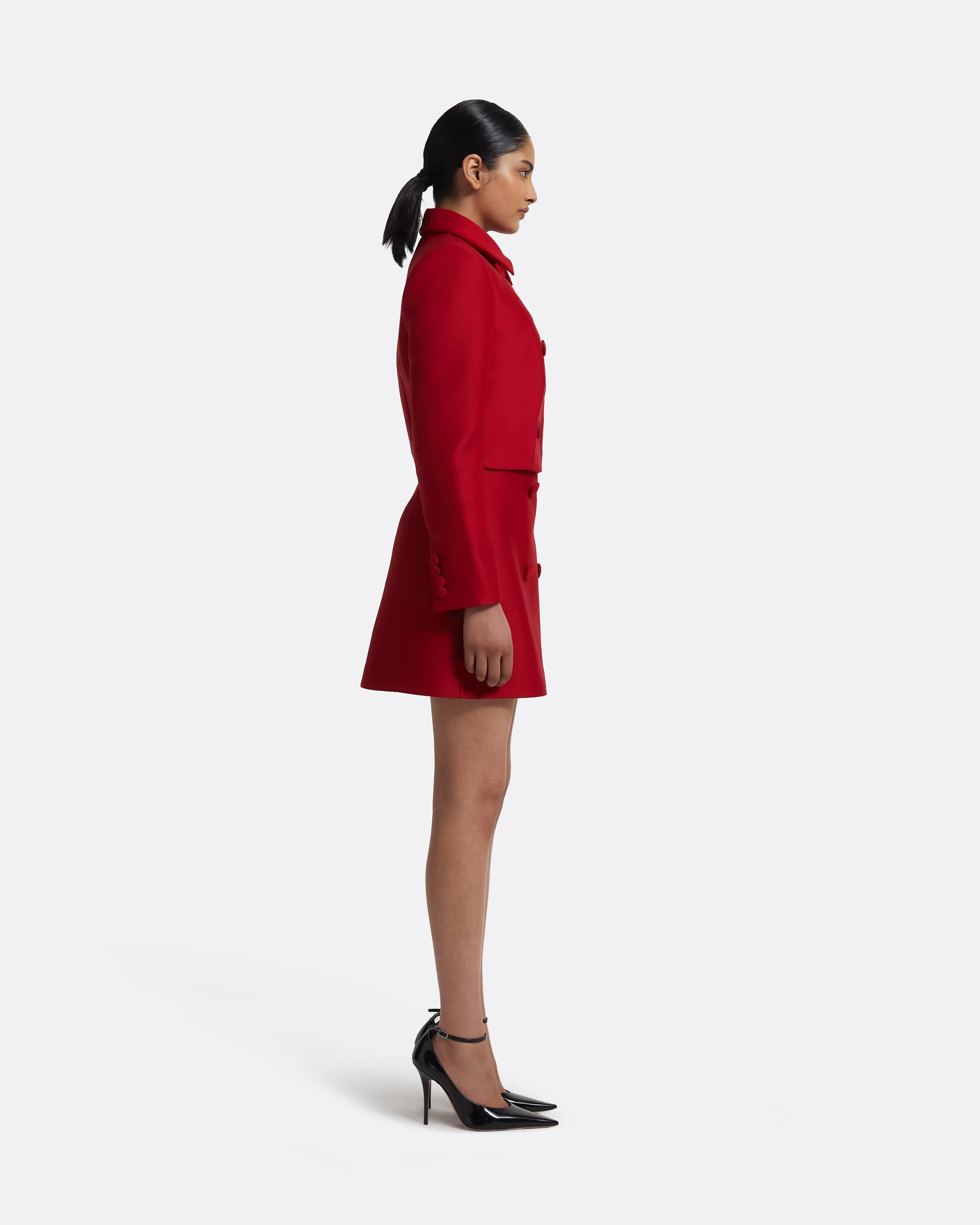 Yui Jacket in Radiant Red - Image 5