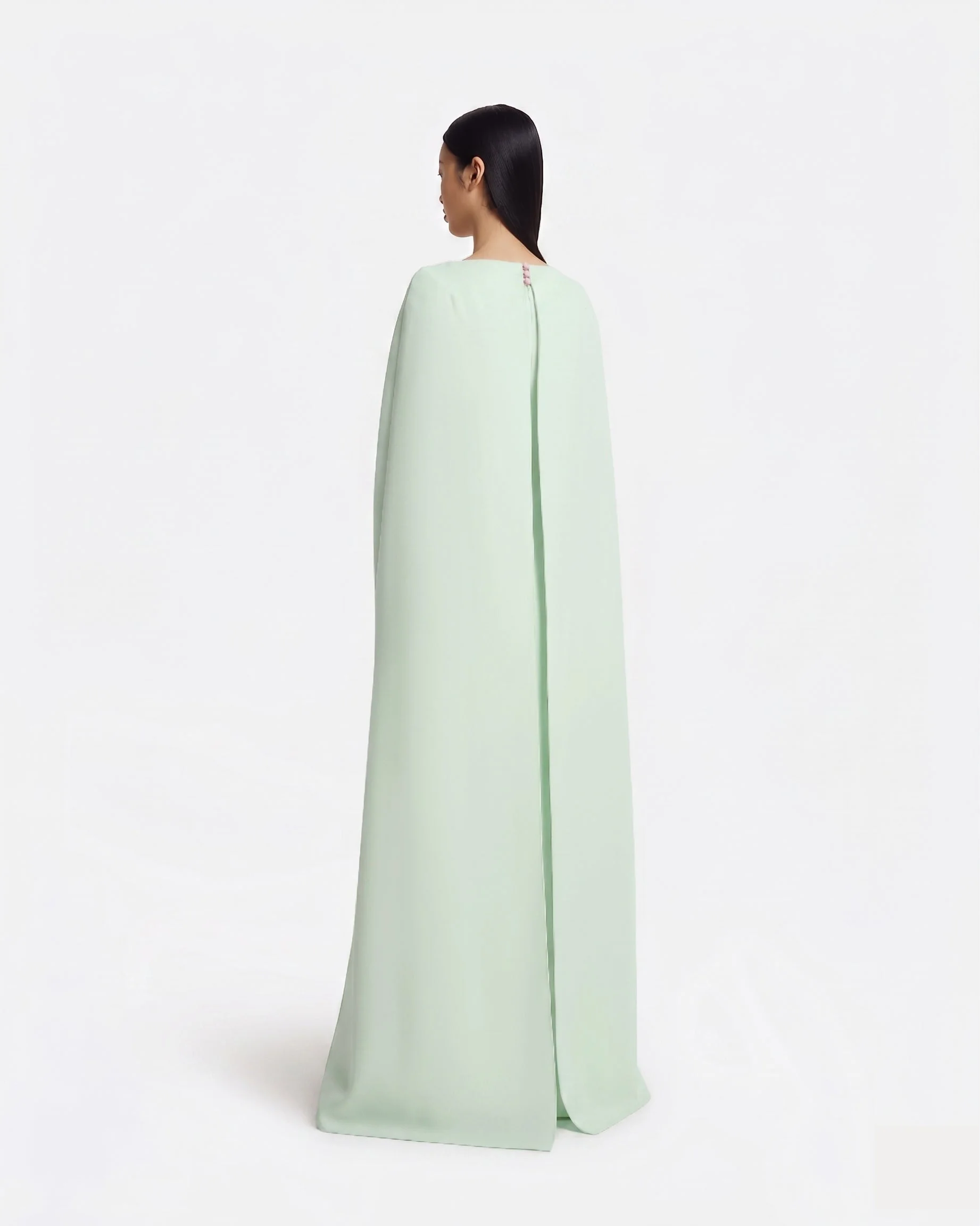 Yuna Long Dress in Sea Glass with Silver - Image 17