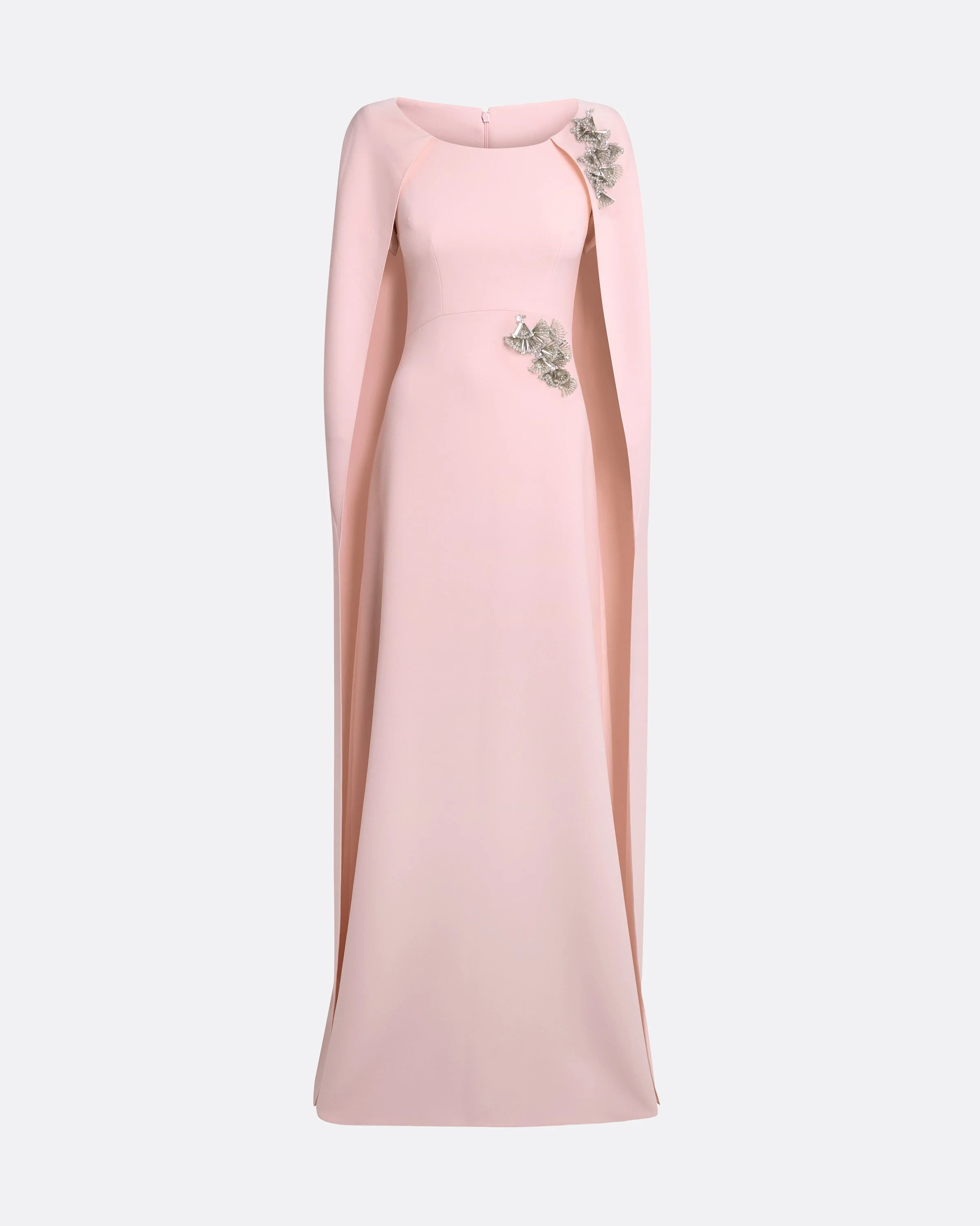 Yuna Long Dress in Sea Glass with Silver - Image 5