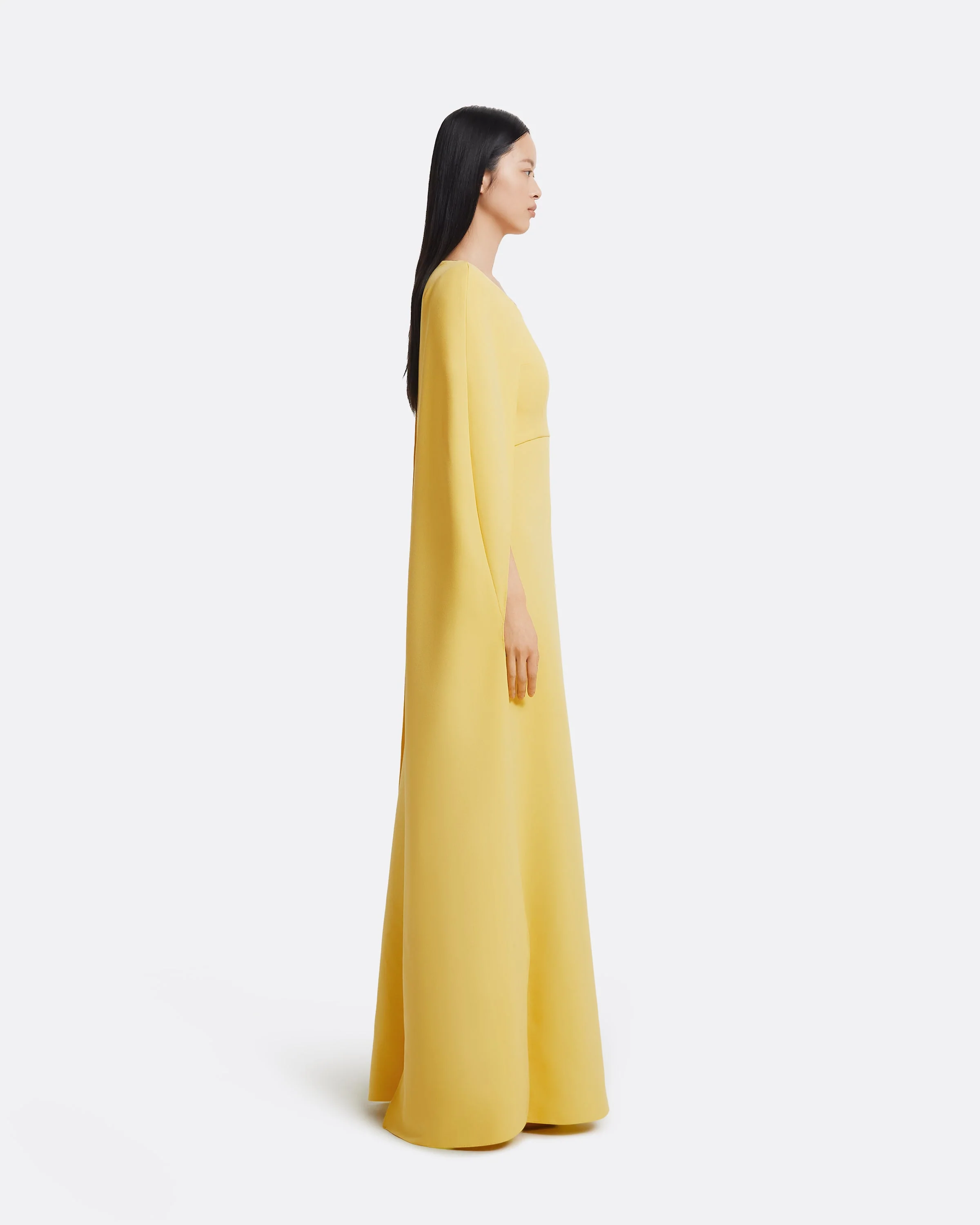 Yuna Long Dress in Aspen Gold with Gold - Image 9