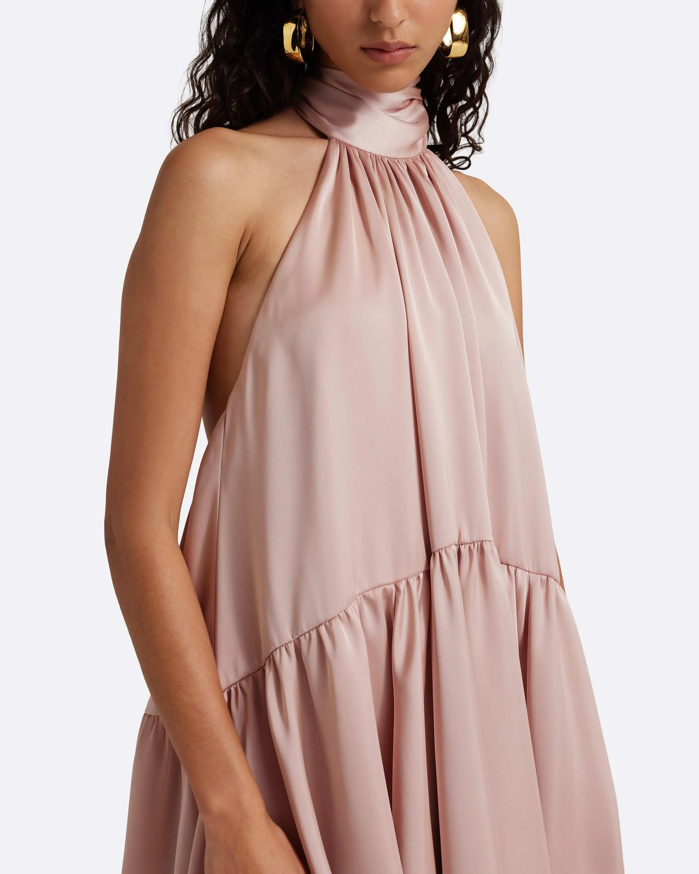 Zeila Mini Dress in Ballet Pink - Image 3