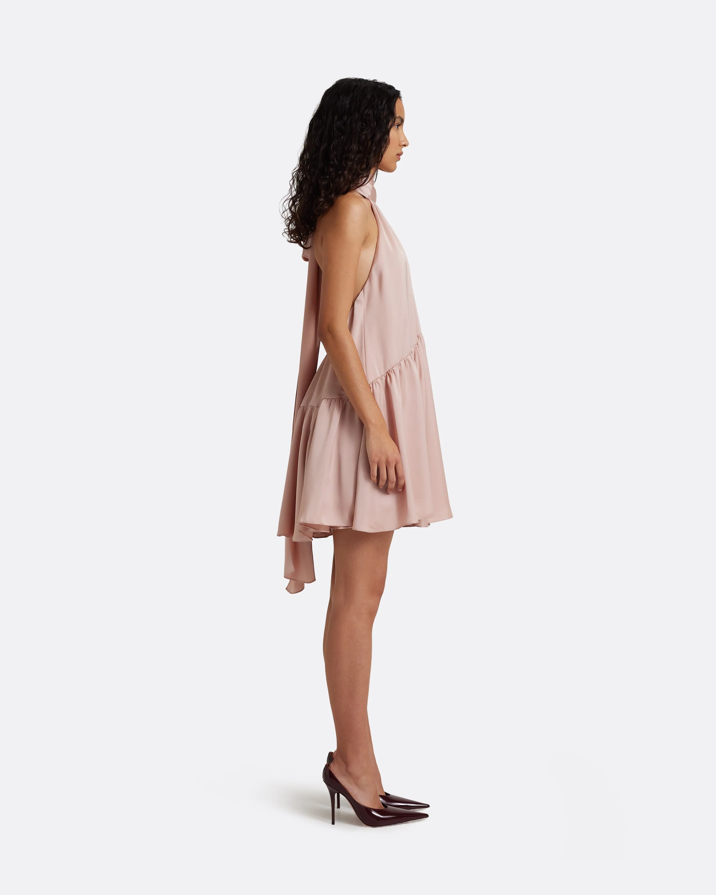 Zeila Mini Dress in Ballet Pink - Image 4