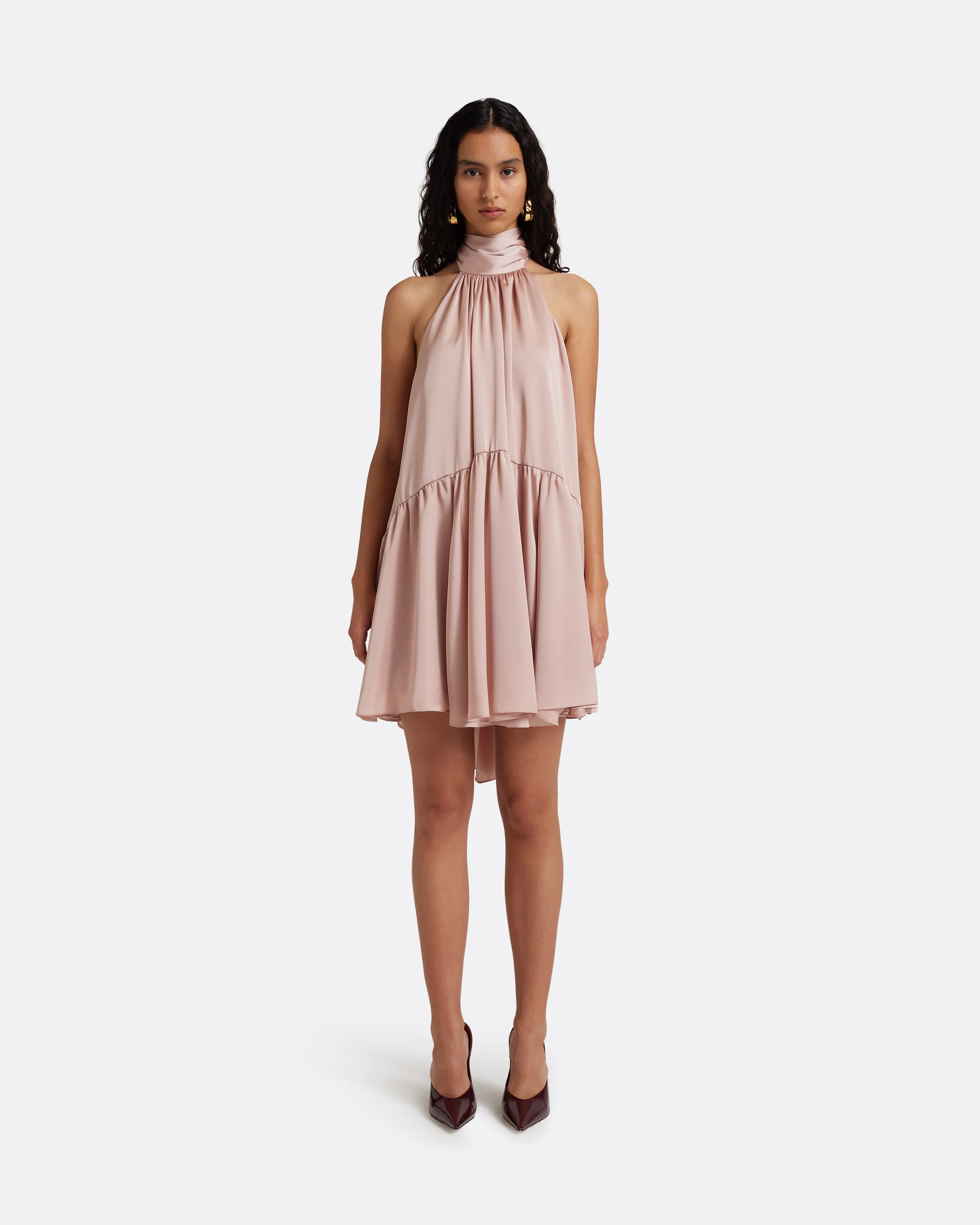 Zeila Mini Dress in Ballet Pink - Image 6