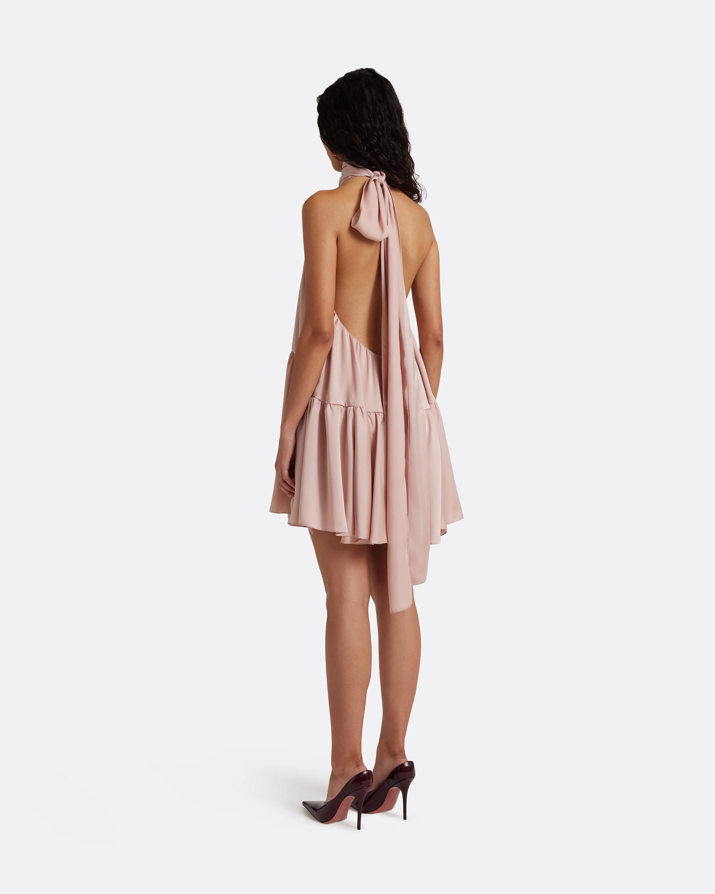 Zeila Mini Dress in Ballet Pink - Image 7